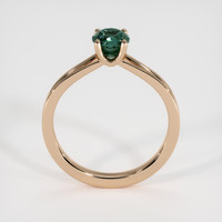 0.98 Ct. Green Sapphire Ring, 18K Rose Gold 3
