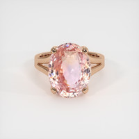 12.01 Ct. Sapphire Ring, 18K Rose Gold 1