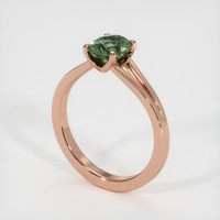 0.99 Ct. Sapphire Ring, 18K Rose Gold 2