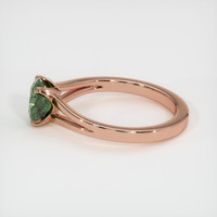 0.99 Ct. Sapphire Ring, 18K Rose Gold 4