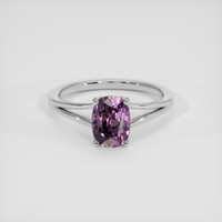 1.57 Ct. Purple Spinel Ring, Silver 1