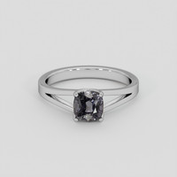 1.10 Ct. Purplish Grey Spinel Ring, Silver 1