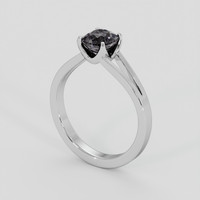 1.10 Ct. Purplish Grey Spinel Ring, Silver 2