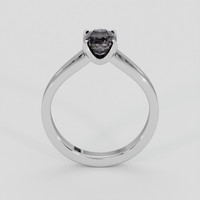1.10 Ct. Purplish Grey Spinel Ring, Silver 3