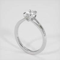 2.23 Ct. White Sapphire Ring, Silver 2