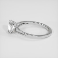 2.23 Ct. White Sapphire Ring, Silver 4