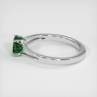 0.72 Ct. Green Chrome Tourmaline Ring, 10K White Gold 4