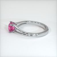 1.56 Ct. Pink Sapphire Ring, 10K White Gold 4
