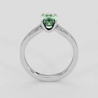 1.72 Ct. Green Sapphire Ring, 10K White Gold 3