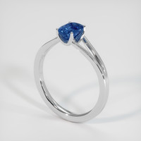 1.17 Ct. Sapphire Ring, 14K White Gold 2