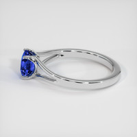 1.29 Ct. Blue Sapphire Ring, 14K White Gold 4