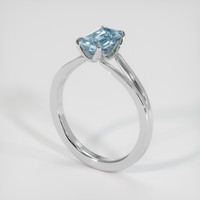 1.34 Ct. Gemstone Ring, 14K White Gold 2