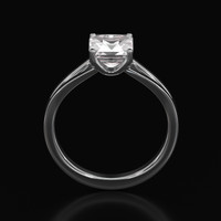 1.20 Ct. Gemstone Ring, 14K White Gold 3