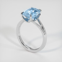 3.14 Ct. Gemstone Ring, 14K White Gold 2