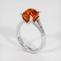 6.15 Ct. Gemstone Ring, 14K White Gold 2