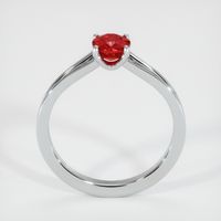 0.73 Ct. Ruby Ring, 14K White Gold 3