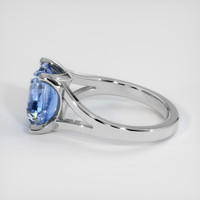5.70 Ct. Sapphire Ring, 14K White Gold 4