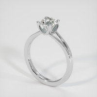 1.22 Ct. Sapphire Ring, 14K White Gold 2