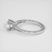 1.22 Ct. Sapphire Ring, 14K White Gold 4