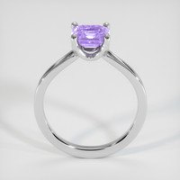 1.36 Ct. Purple Sapphire Ring, 14K White Gold 3