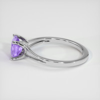 1.36 Ct. Purple Sapphire Ring, 14K White Gold 4