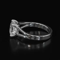 2.62 Ct. Sapphire Ring, 14K White Gold 4