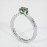 0.89 Ct. Sapphire Ring, 14K White Gold 2