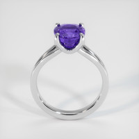 4.16 Ct. Color Change Sapphire Ring, 14K White Gold 3