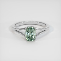 1.71 Ct. Sapphire Ring, 14K White Gold 1