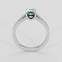 1.42 Ct. Green Sapphire Ring, 14K White Gold 3
