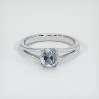 1.35 Ct. Sapphire Ring, 14K White Gold 1