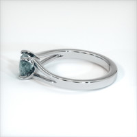 0.62 Ct. Sapphire Ring, 14K White Gold 4
