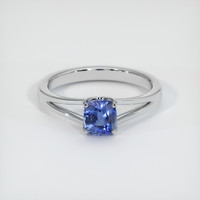 1.20 Ct. Sapphire Ring, 18K White Gold 1