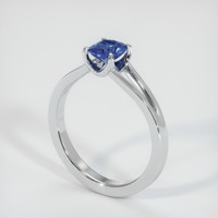 1.20 Ct. Sapphire Ring, 18K White Gold 2