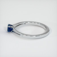 0.40 Ct. Sapphire Ring, 18K White Gold 4