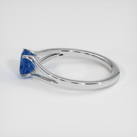 1.17 Ct. Sapphire Ring, 18K White Gold 4