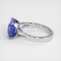 4.09 Ct. Color Change Sapphire Ring, 18K White Gold 4
