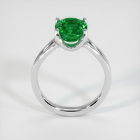 2.46 Ct. Emerald Ring, 18K White Gold 3