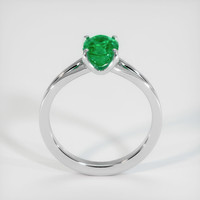 1.21 Ct. Emerald Ring, 18K White Gold 3