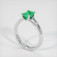 Emerald Ring 0.91 Ct. 18K White Gold Preview