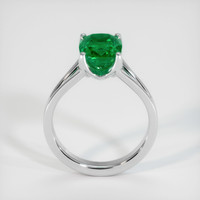 2.71 Ct. Emerald Ring, 18K White Gold 3