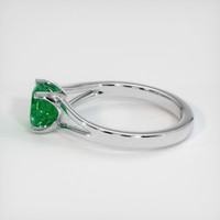 1.23 Ct. Emerald Ring, 18K White Gold 4