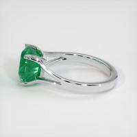 3.36 Ct. Emerald Ring, 18K White Gold 4