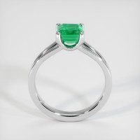 Solitaire Emerald Ring 1.17 Ct., 18K White Gold Preview