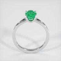 1.24 Ct. Emerald Ring, 18K White Gold 3