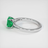 1.24 Ct. Emerald Ring, 18K White Gold 4