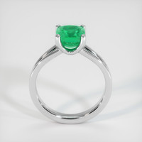1.65 Ct. Emerald Ring, 18K White Gold 3