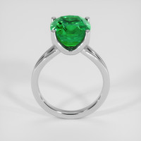 5.23 Ct. Emerald Ring, 18K White Gold 3