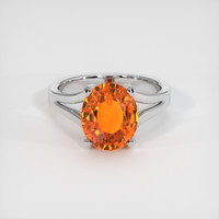 6.15 Ct. Gemstone Ring, 18K White Gold 1