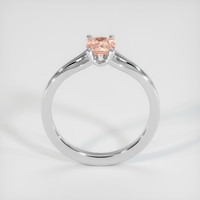 1.05 Ct. Padparadscha Sapphire Ring, 18K White Gold 3